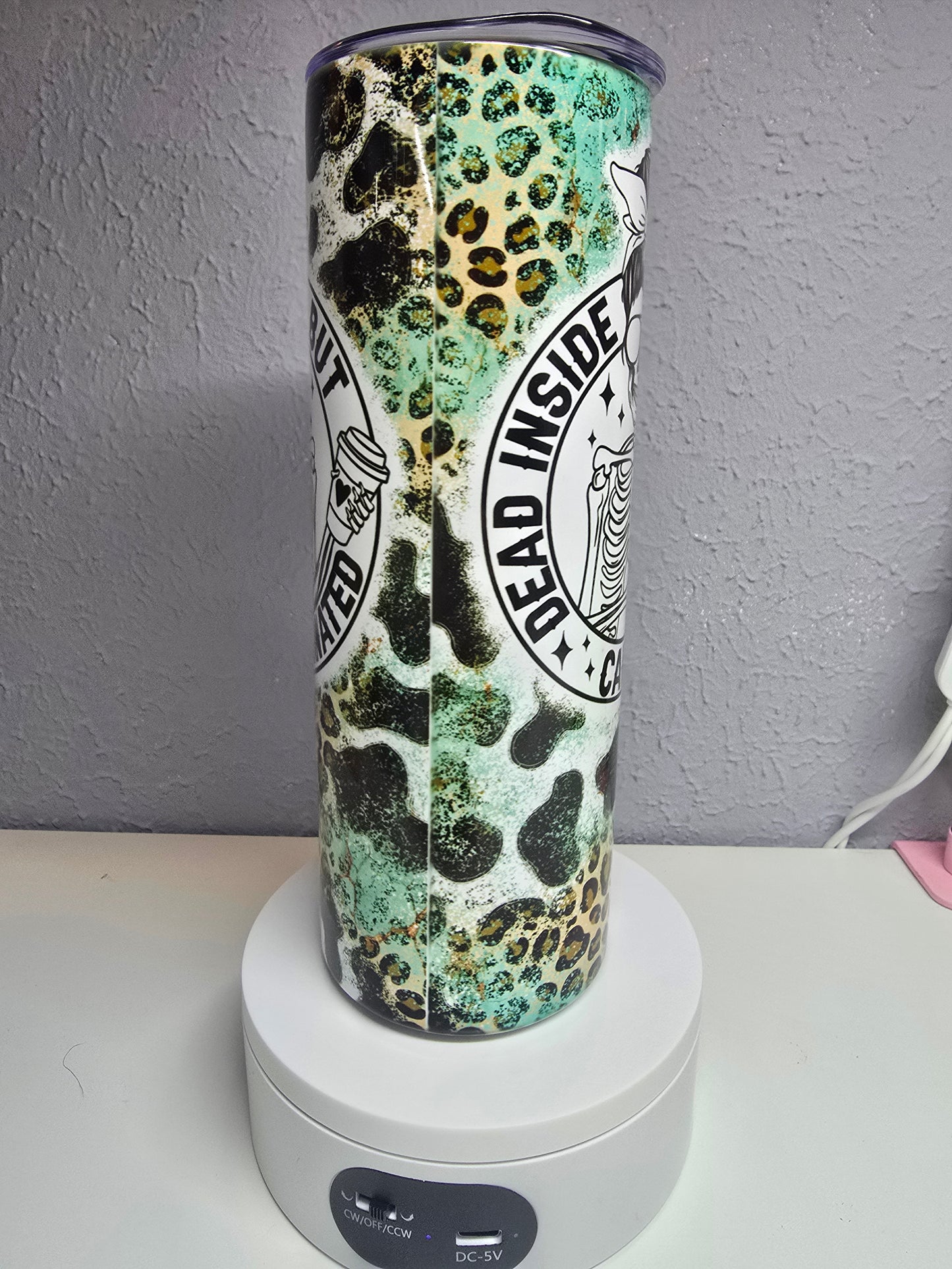 Dead Inside but Caffeinated - 20oz Tumbler