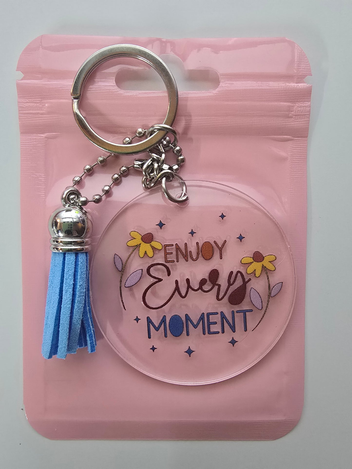 Enjoy Every Moment Keychain