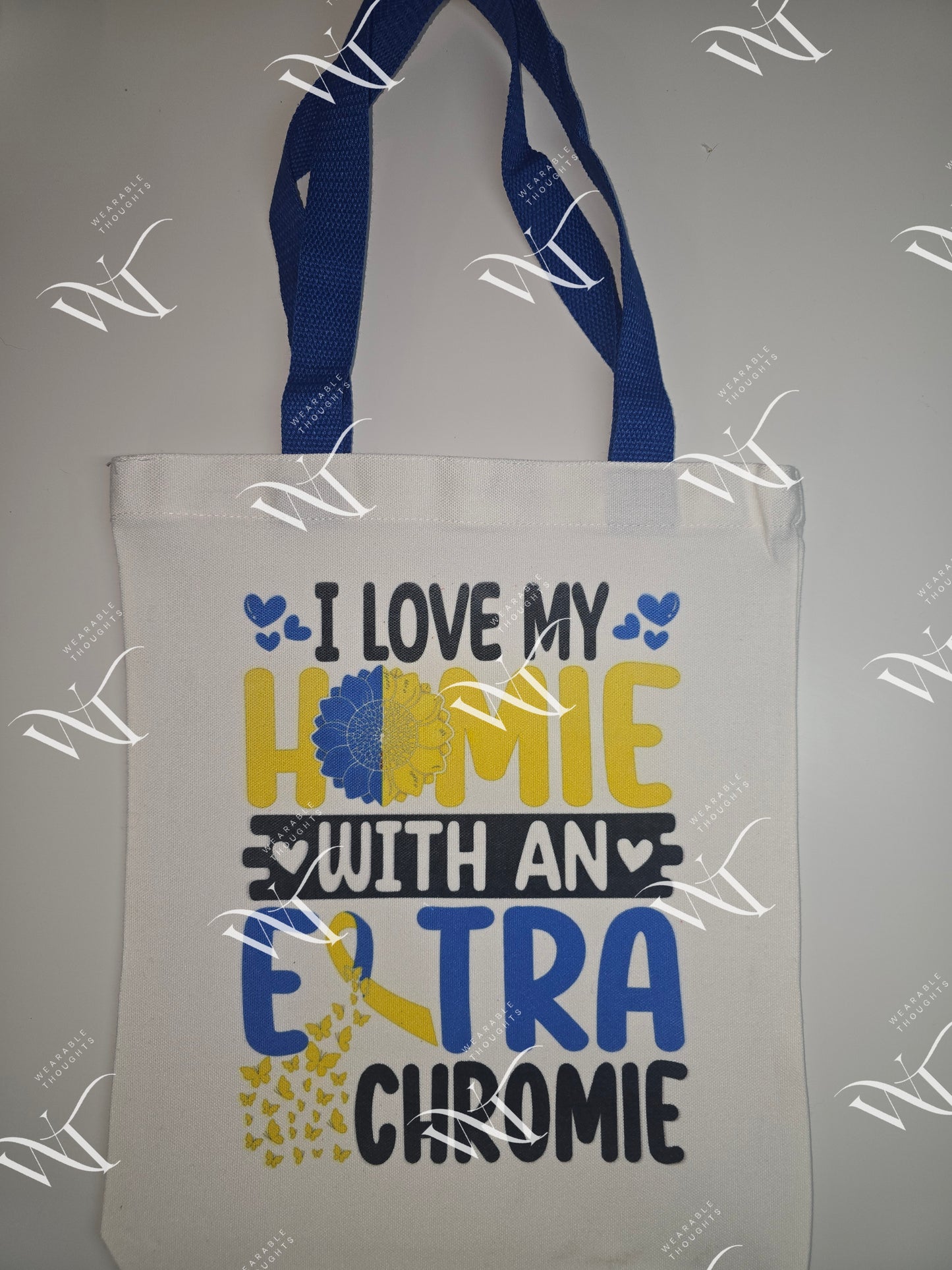 I Love My Homie With An Extra Chromie - Canvas Tote Bag