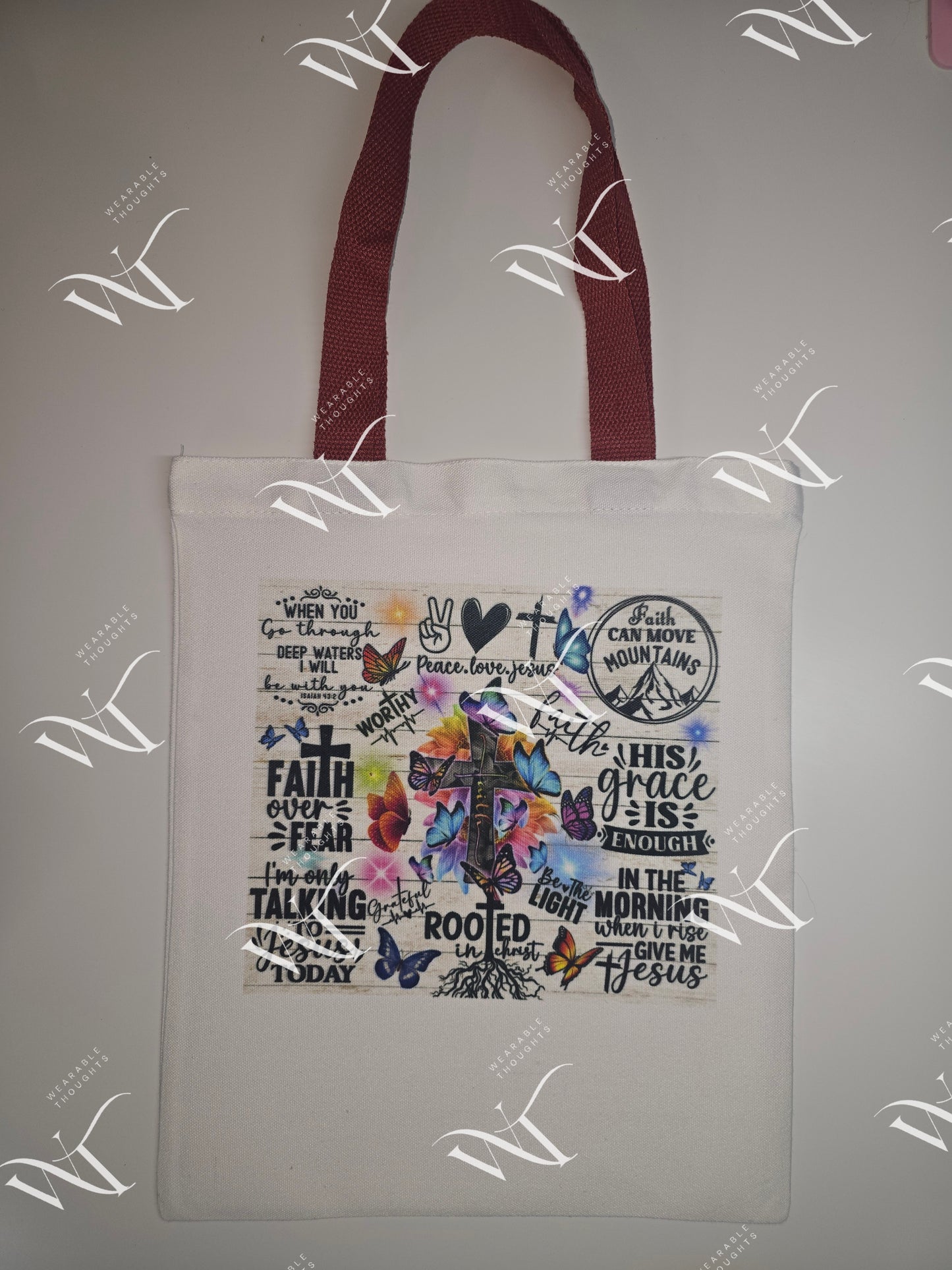 Rooted In Christ - Canvas Tote Bag