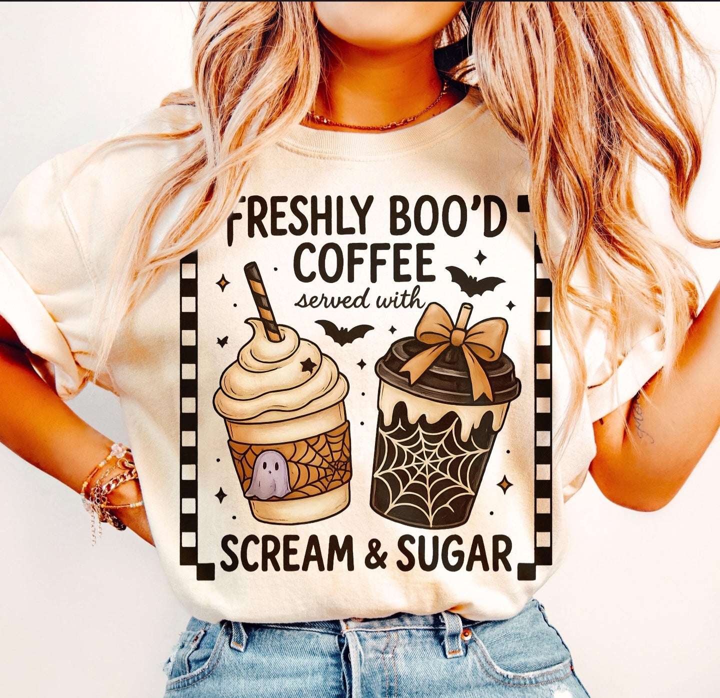 Freshly Boo'd Coffee Served with Scream & Sugar