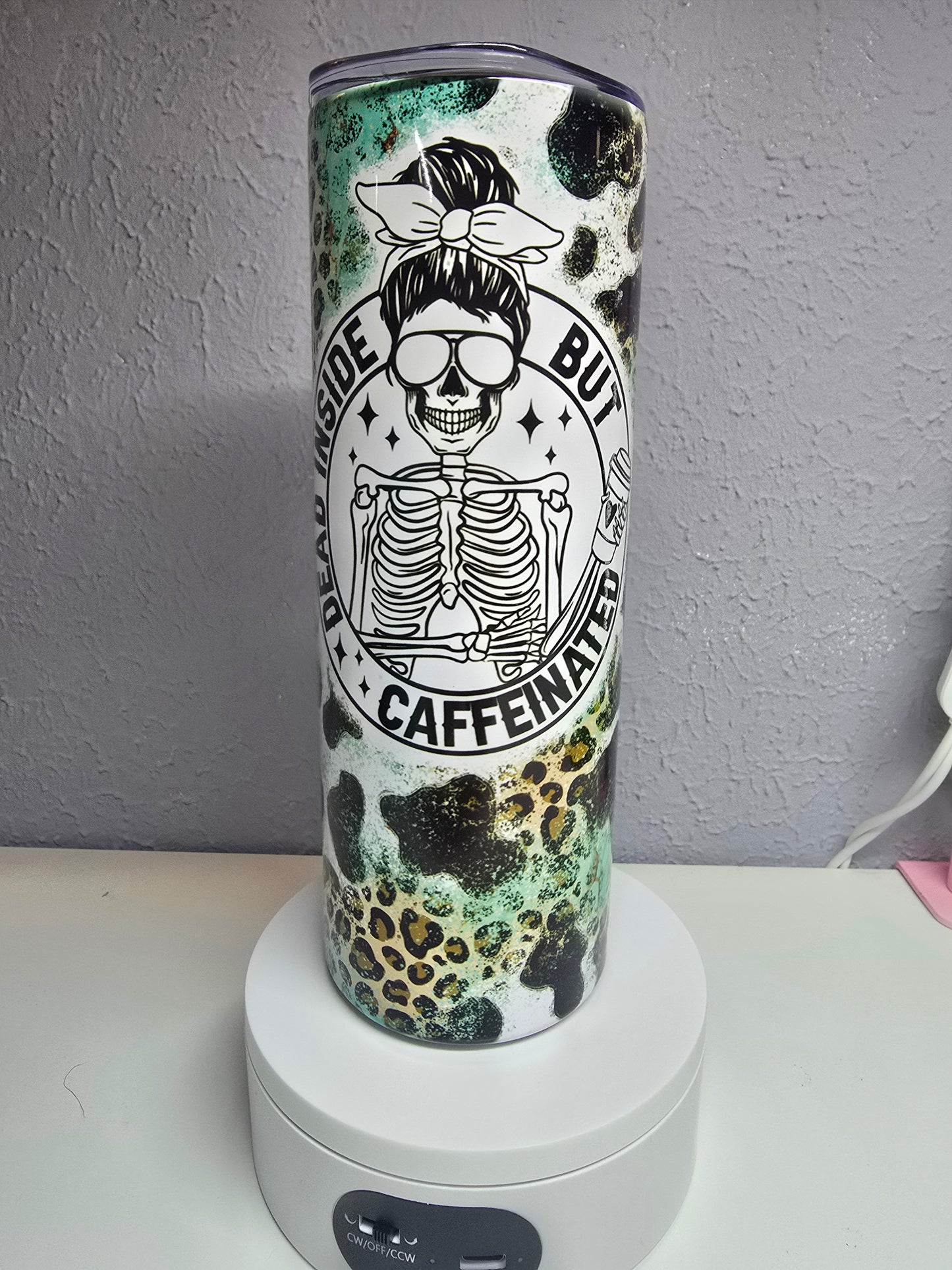 Dead Inside but Caffeinated - 20oz Tumbler