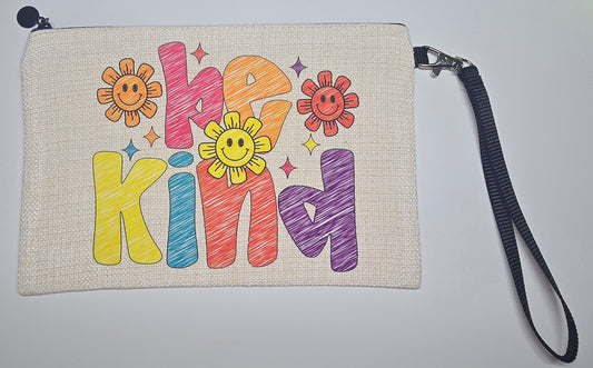 Be Kind Cometic Bag with Black Strap