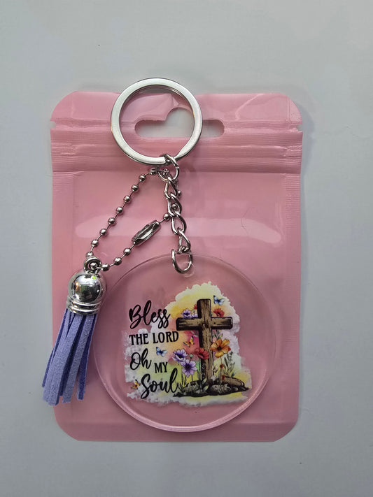 Bless The Lord Oh My Soul Keychain