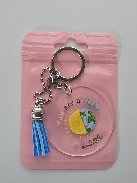 You Are A Light To The World Keychain