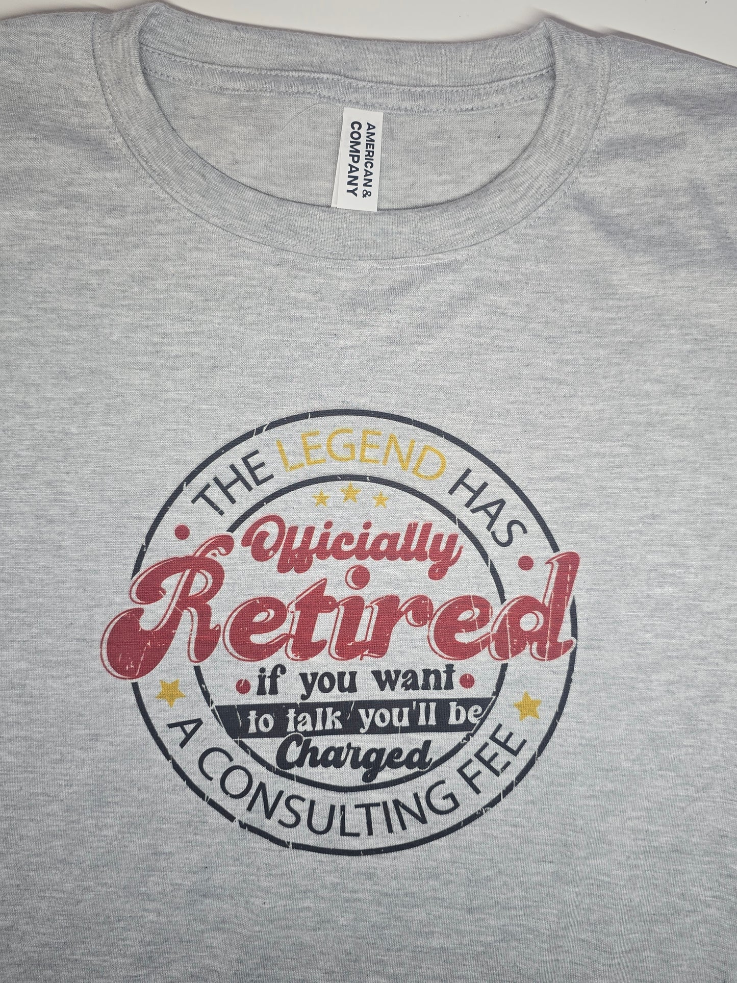 The Legend Has Officially Retired If You Want To Talk You'll Be Charged A Consulting Fee