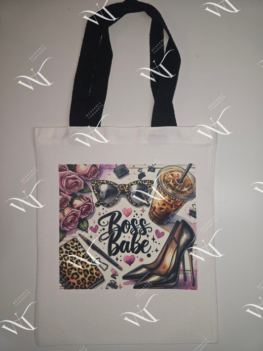Boss Babe- Canvas Tote Bag