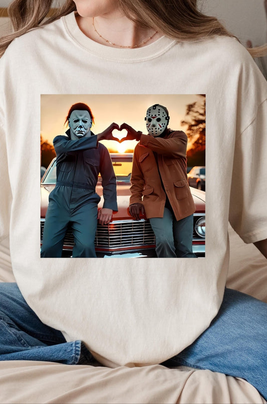 Michael Myers & Jason Vorhees Hand Heart